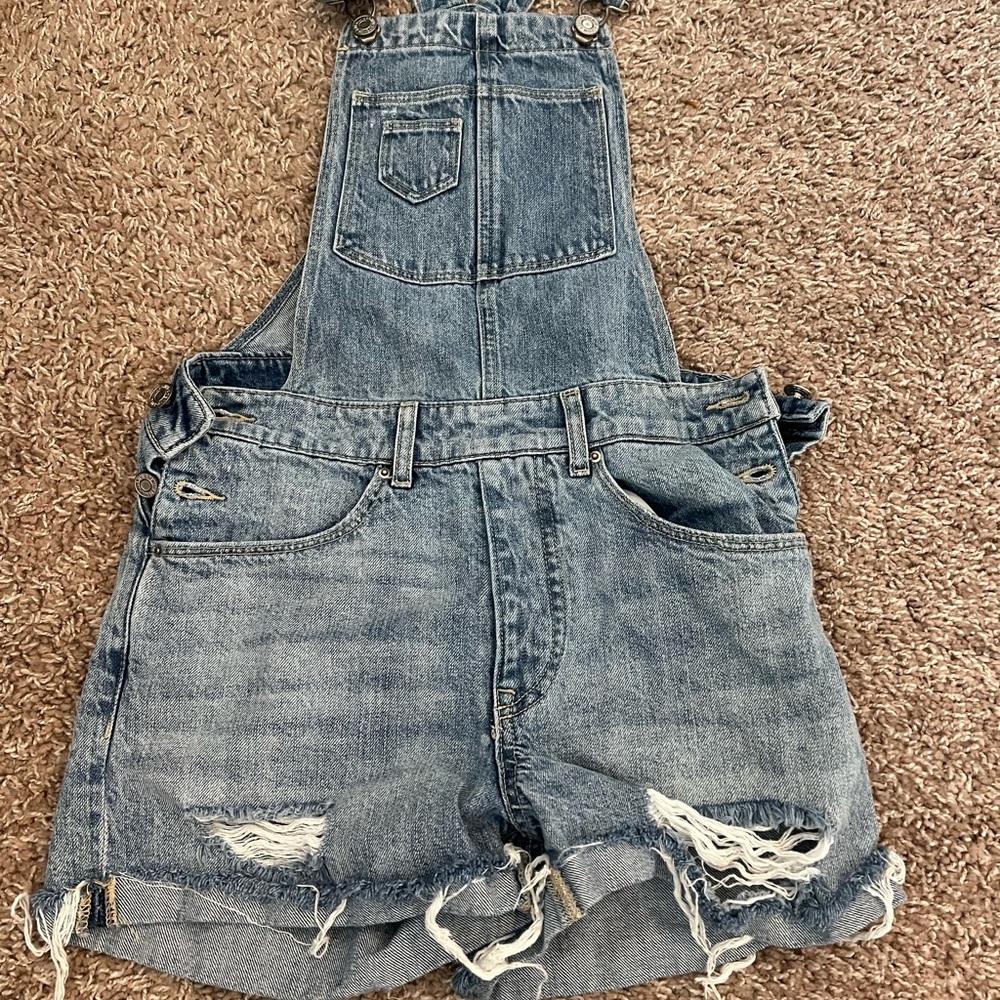 H&M Overalls w/ Destruction